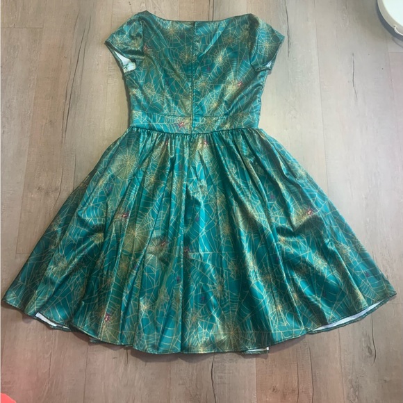 Size XL Spiderweb Dress by Pinup Girl Clothing - Picture 4 of 9